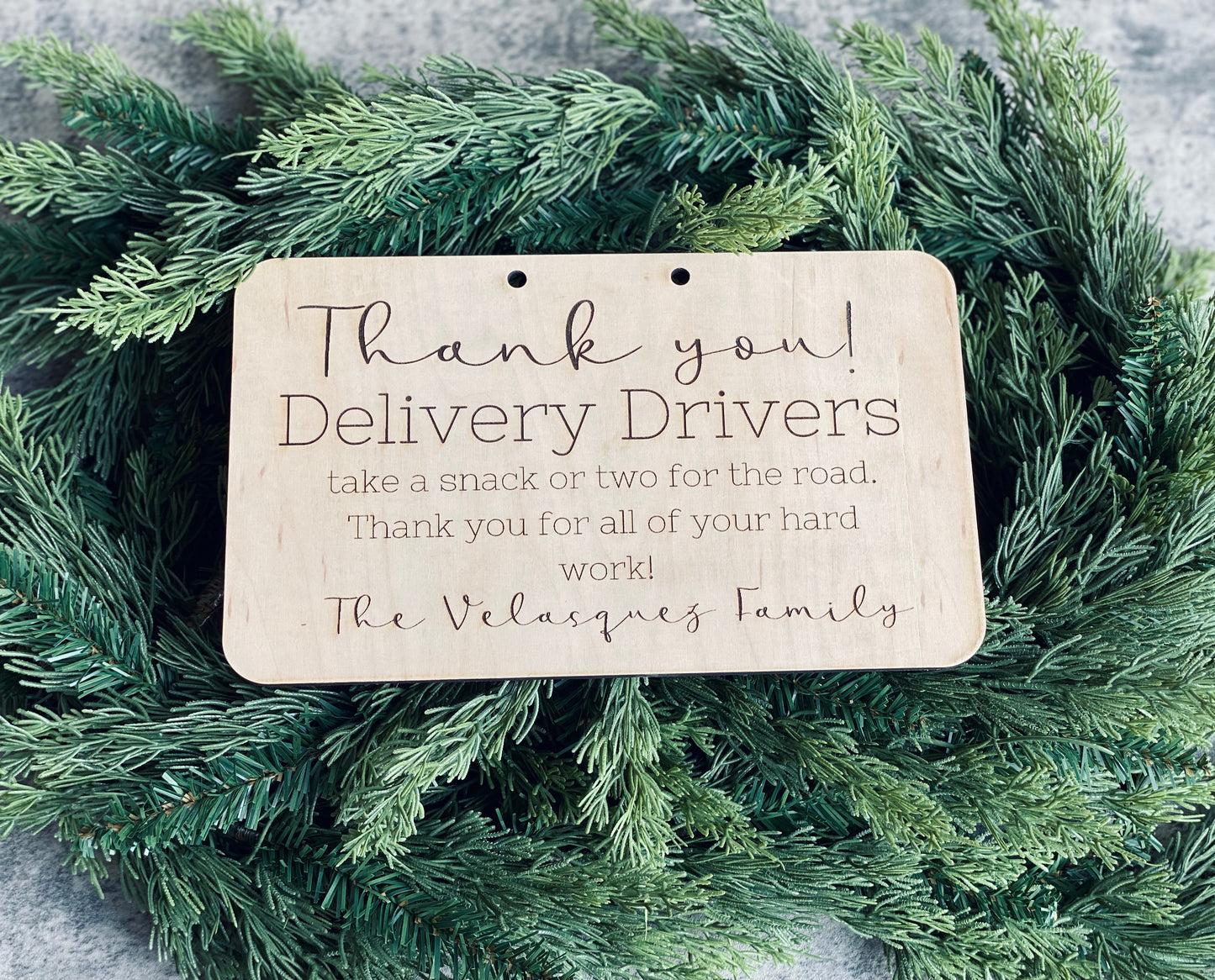 Thank You Delivery Drivers
