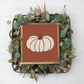 Fall Pumpkin Wood Sign