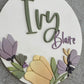 Ivy Floral Nursery Sign - Wood Sign