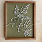 Hello Fall Wood Sign