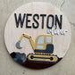 Weston Construction Nursery Sign