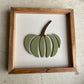 Fall Pumpkin Wood Sign