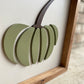 Fall Pumpkin Wood Sign